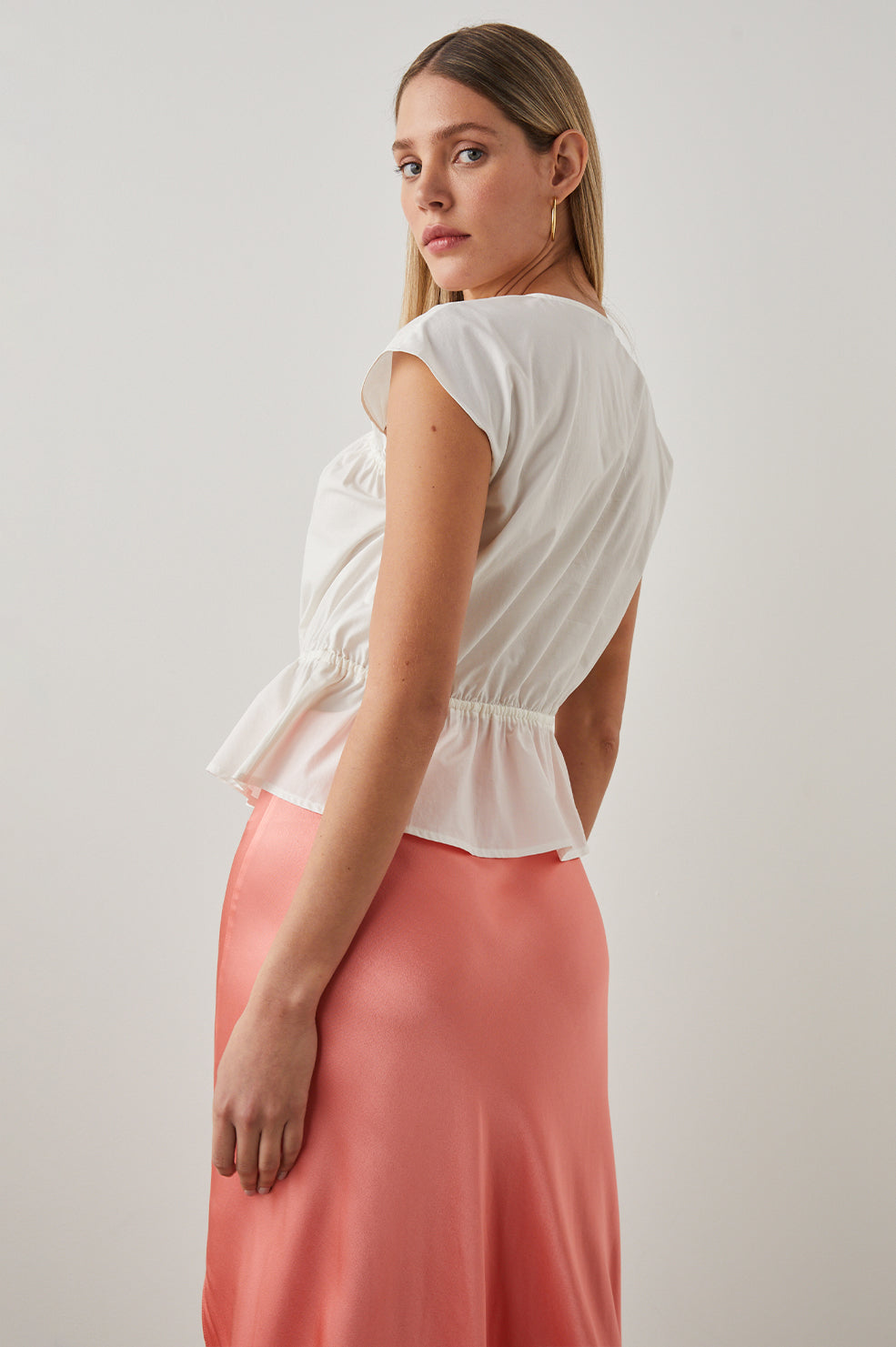 SAVI WHITE TOP - BACK