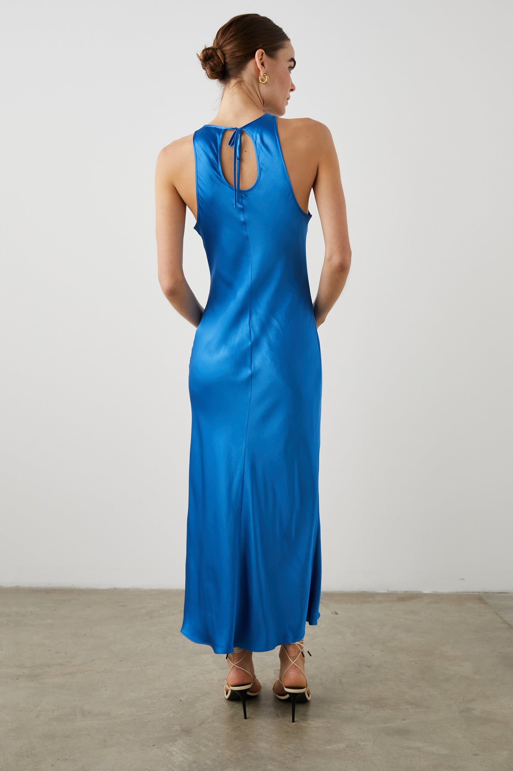 SOLENE DRESS COBALT - BACK