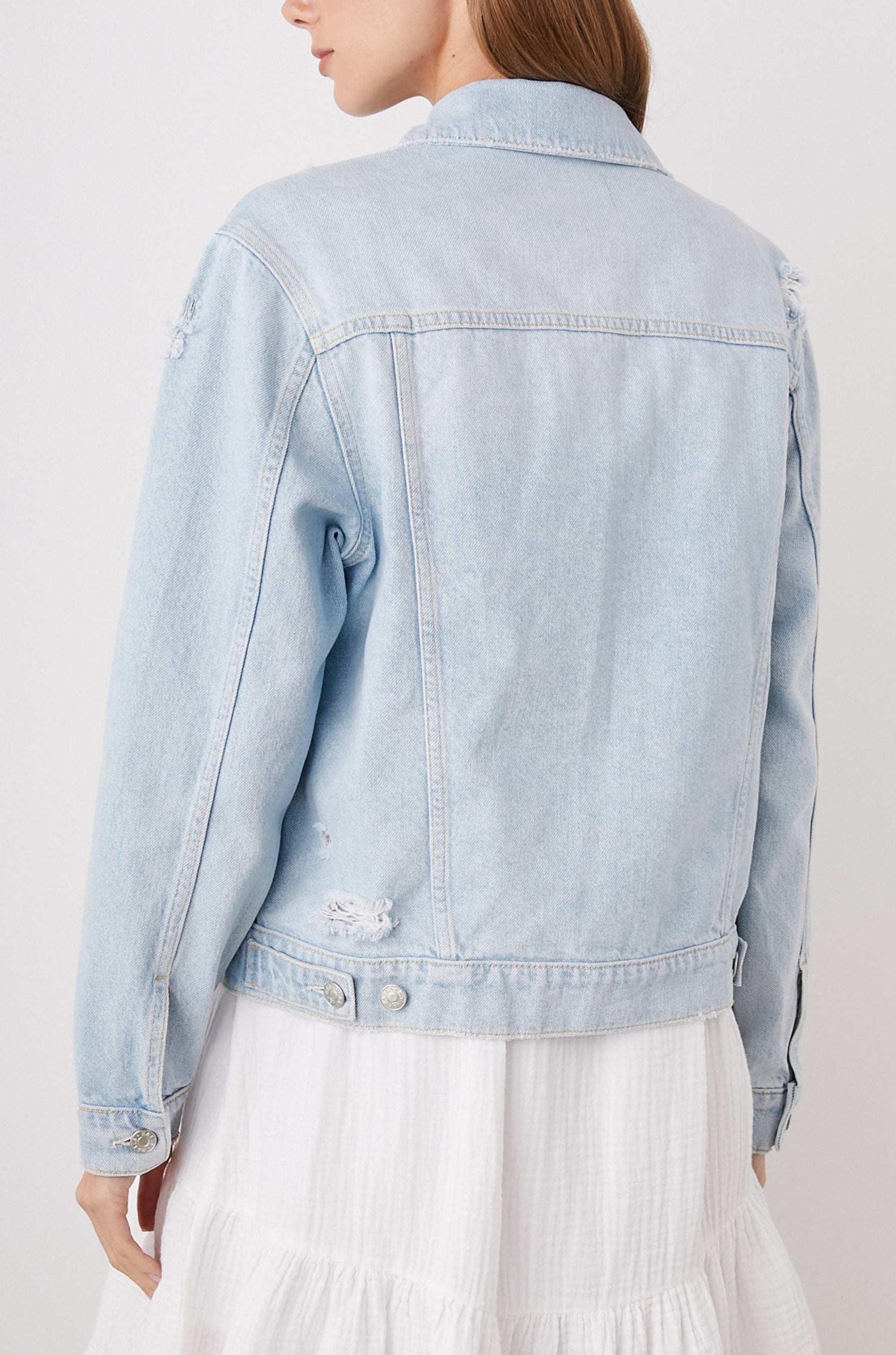 THE MULHOLLAND FADED BLUE DISTRESS - BACK