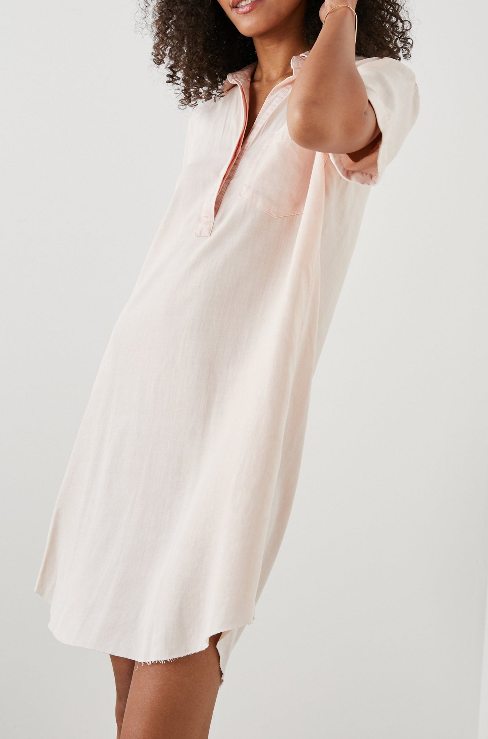 VALERIE DRESS PETAL - SIDE ANGLE