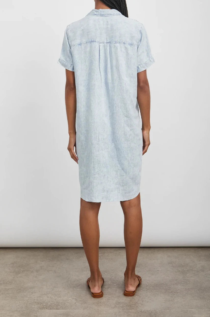 VALERIE LIGH ACID WASH DRESS-BACK FULL BODY