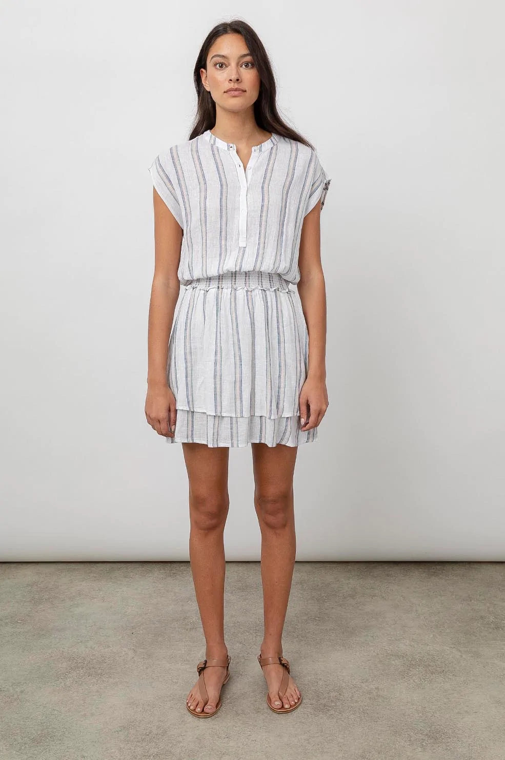 ANGELINA DRESS - RYLAND STRIPE
