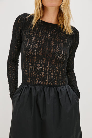 AMBERLY DRESS - BLACK LACE