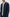 Ambrose Jacket with Button Closure and Two Front Patch Pockets and a Chest Patch Pocket in Deep Meridian Colorway - Front View Featured on Model