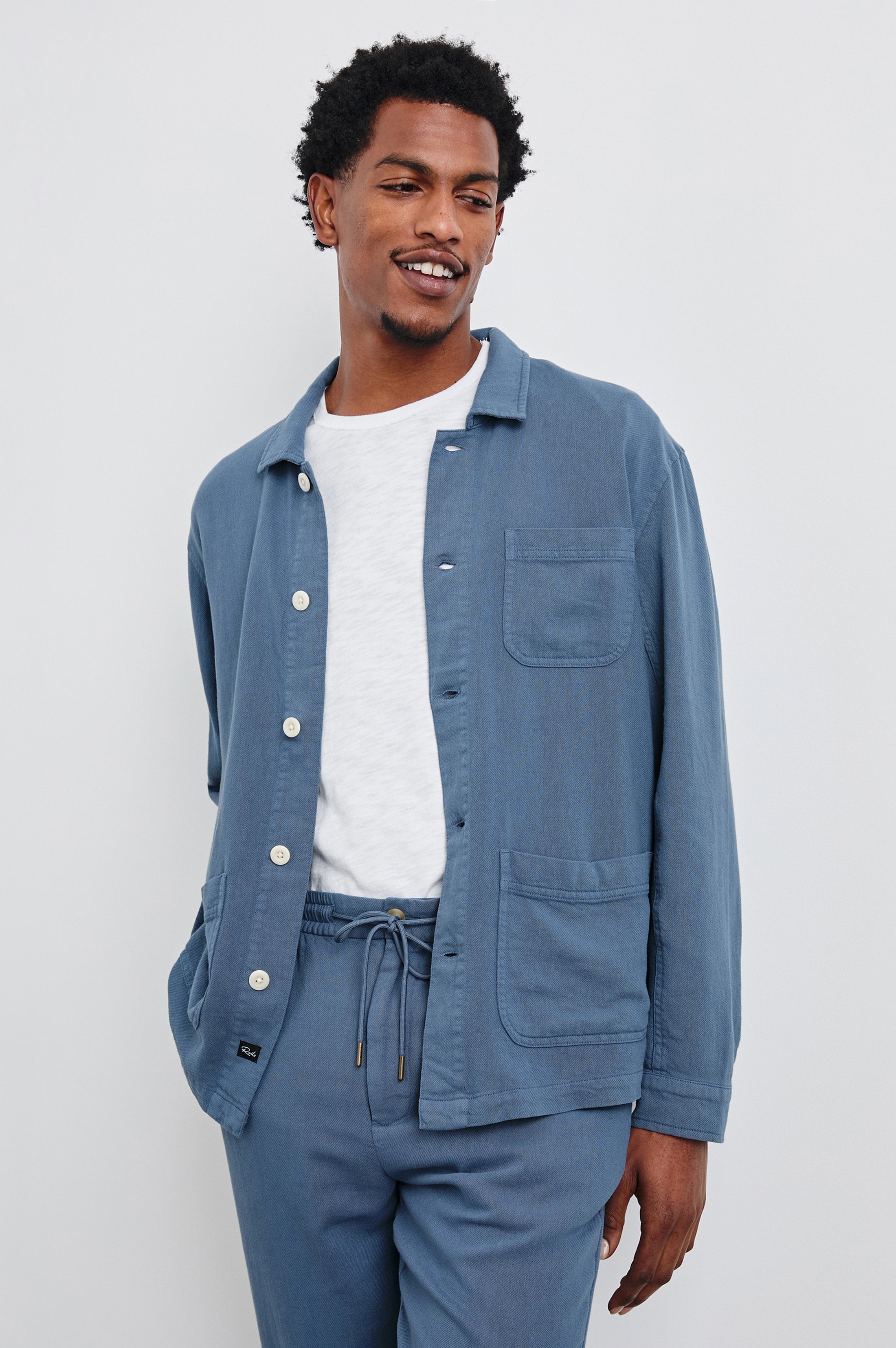 AMBROSE JACKET - WASHED BLUE – Rails EU