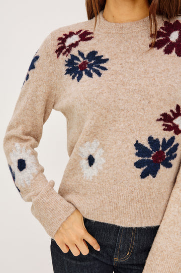 ANISE SWEATER - OAT DAISIES
