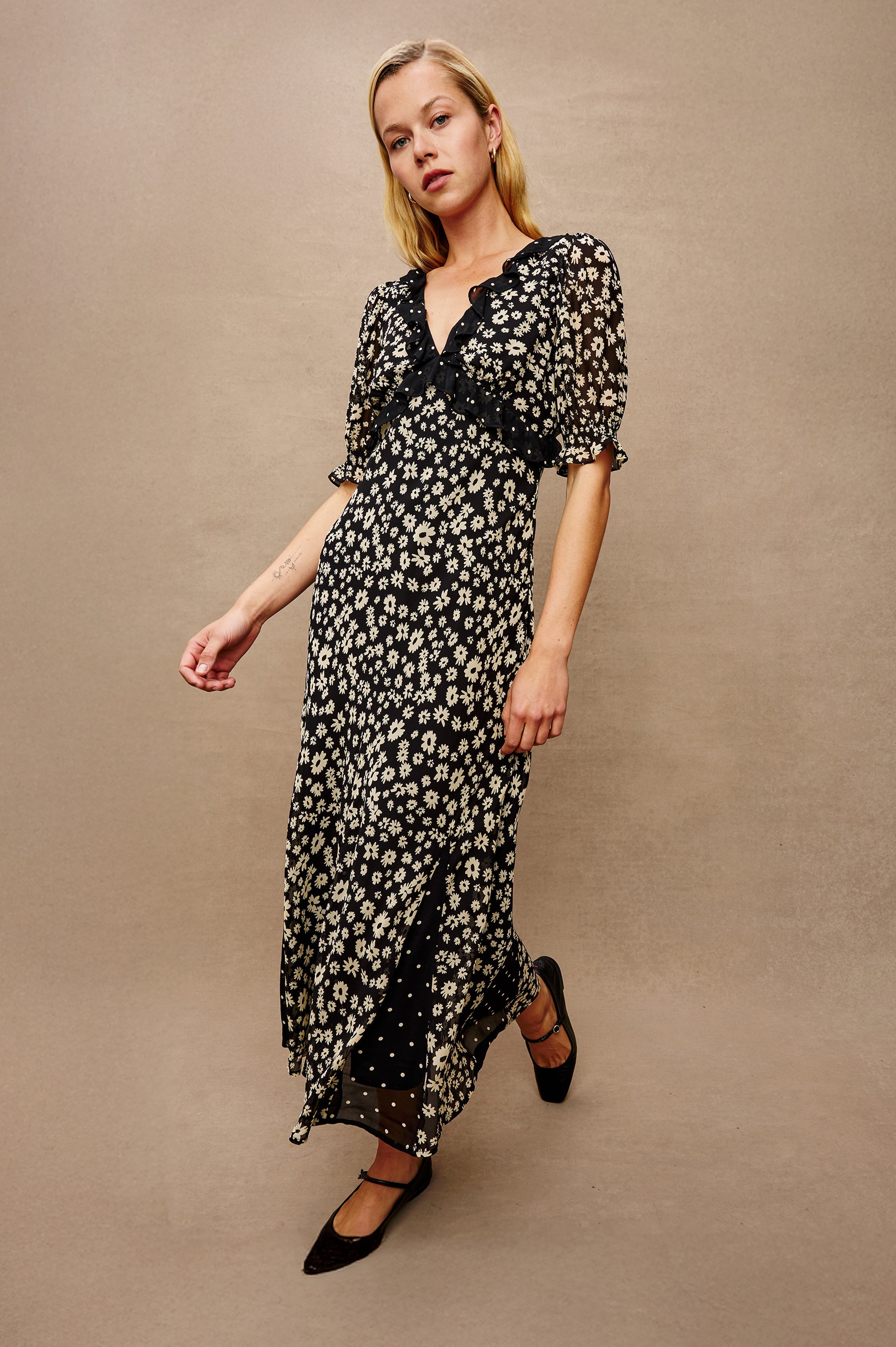 ANNMARIE DRESS - DAISY DOT COMBO – Rails EU
