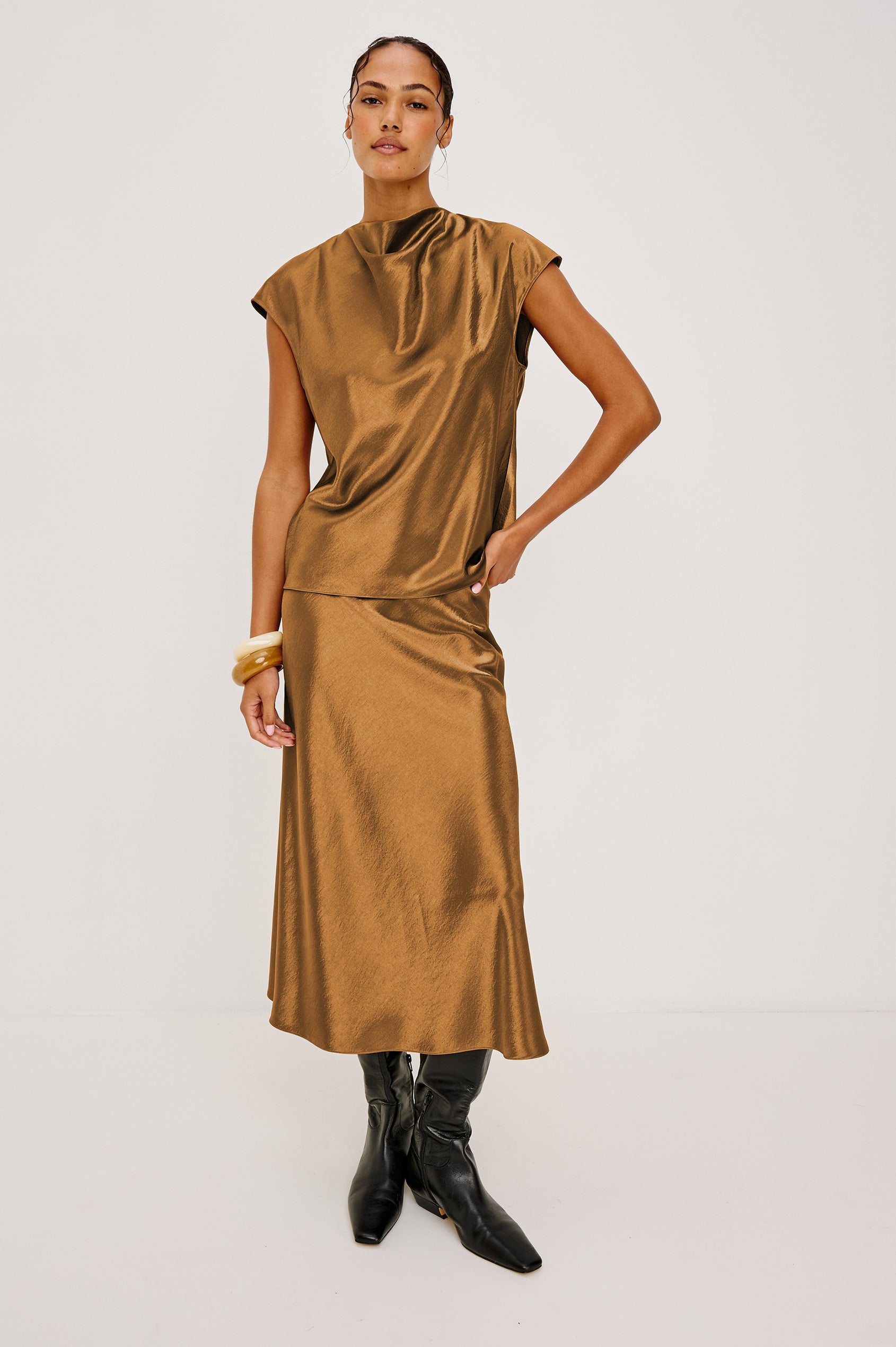 ANYA SKIRT - GINGER