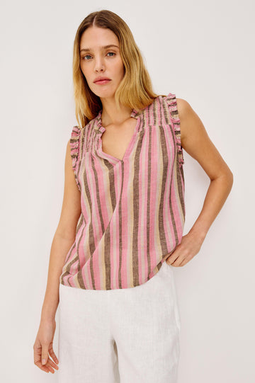 ARLENE TOP - CORDOBA STRIPE
