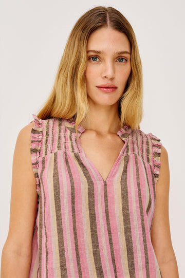 ARLENE TOP - CORDOBA STRIPE