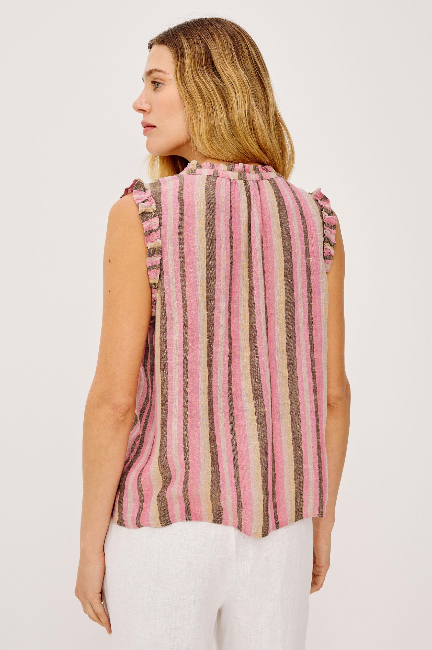 ARLENE TOP - CORDOBA STRIPE
