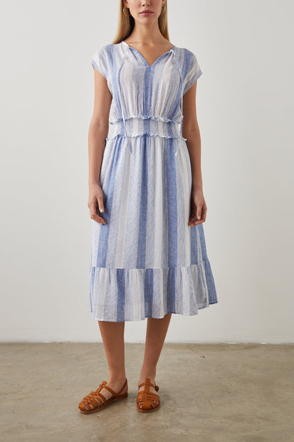 ASHLYN DRESS NEVIS STRIPE - FRONT BODY