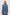 Atticus Long-Sleeve Denim Style Button Up with Chest Patch Pocket in Antique Blue Colorway - Back View Featured on Model