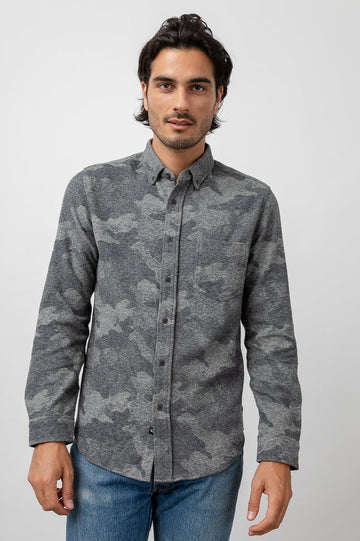 berkeley blue camo shirt - front