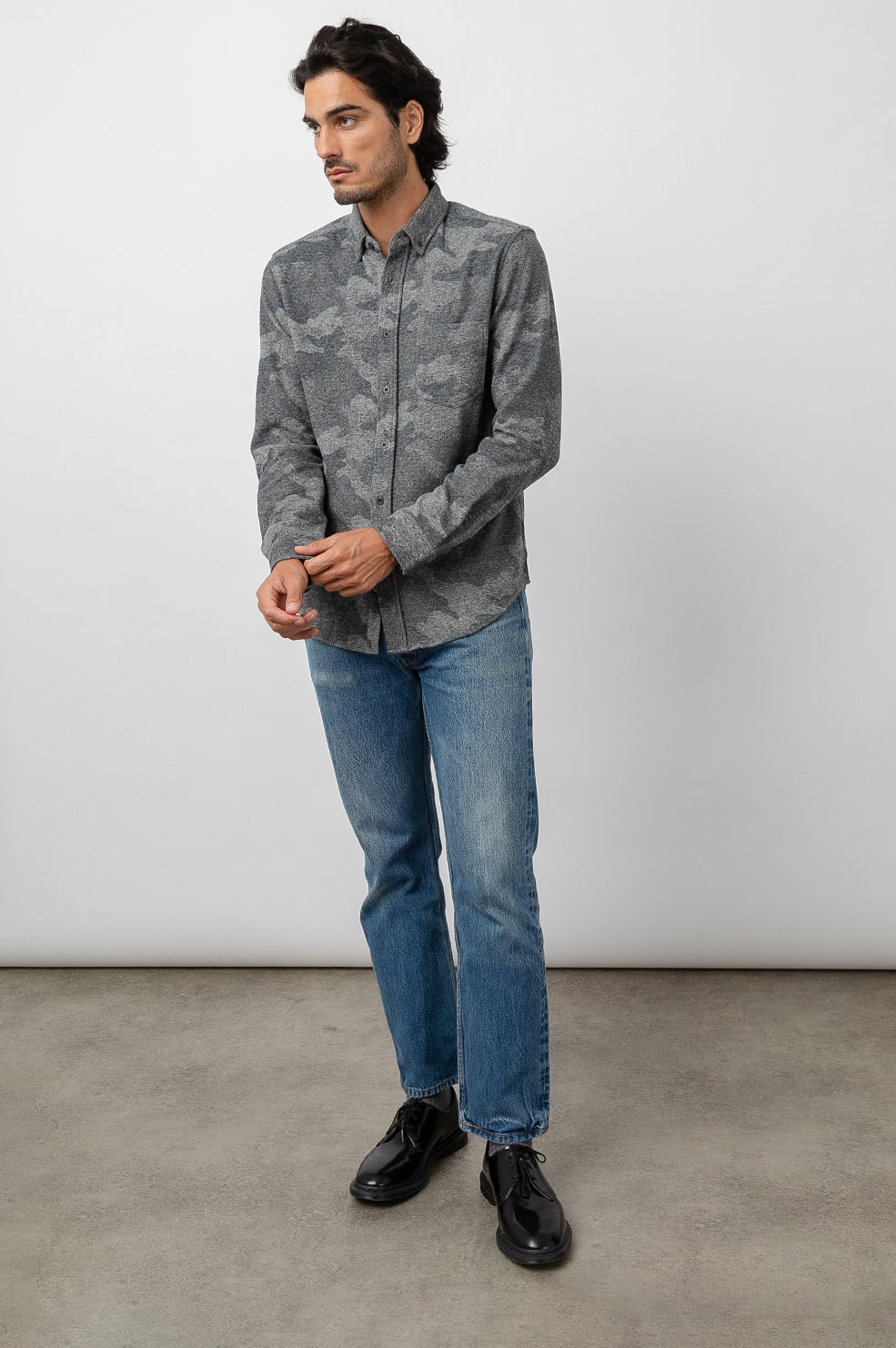 berkeley blue camo shirt - front full-body