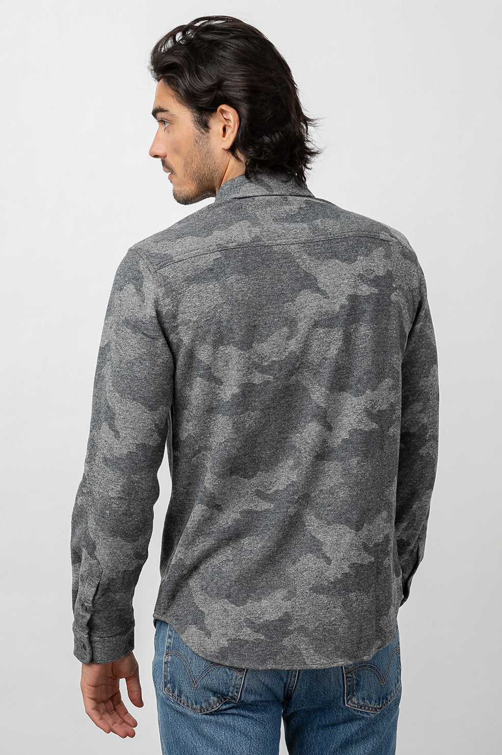 berkeley blue camo shirt - back