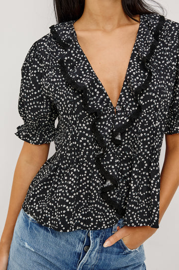 BLOOM SHIRT - MINI CHAIN DAISIES