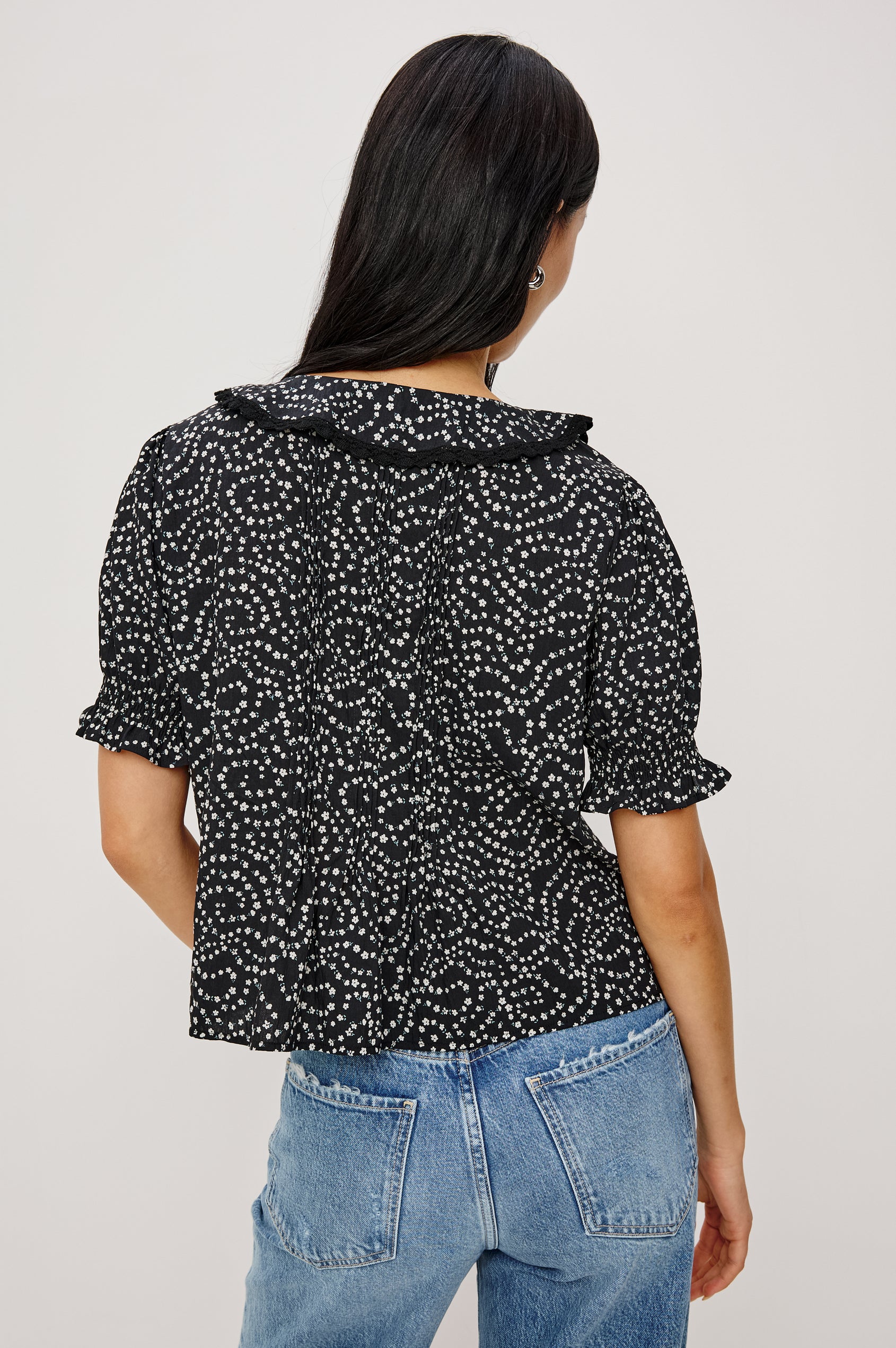 BLOOM SHIRT - MINI CHAIN DAISIES