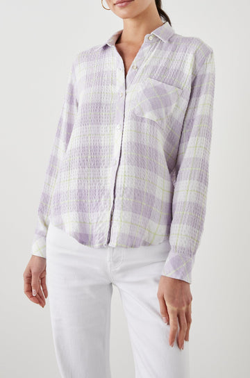 BRADY SHIRT LILAC CITRUS - FRONT