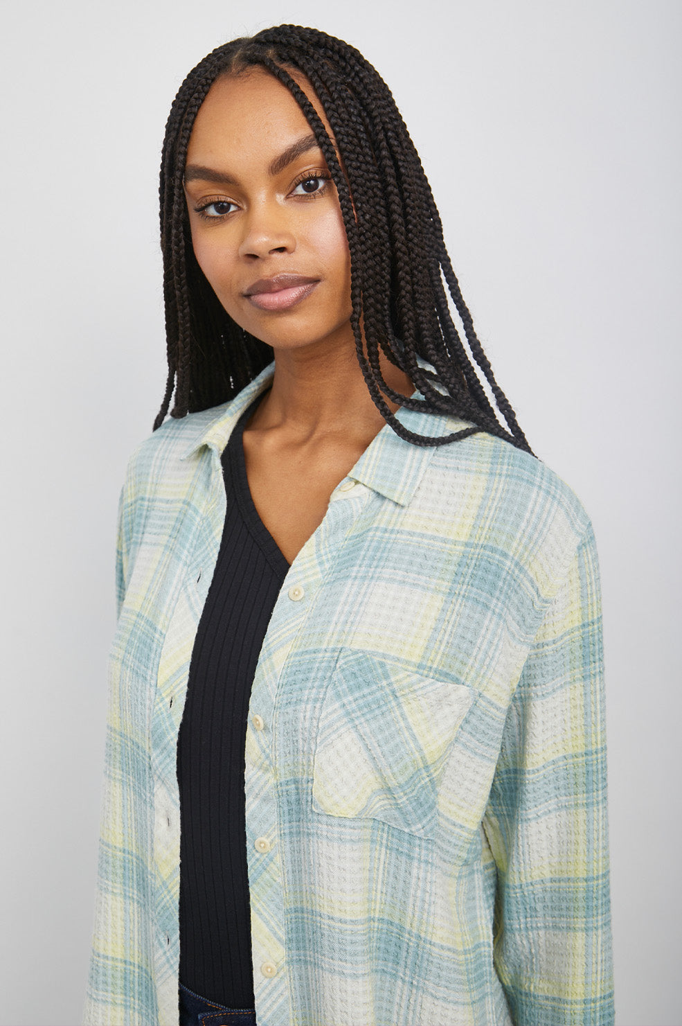 BRADY SAGE LEMON SHIRT-DETAIL
