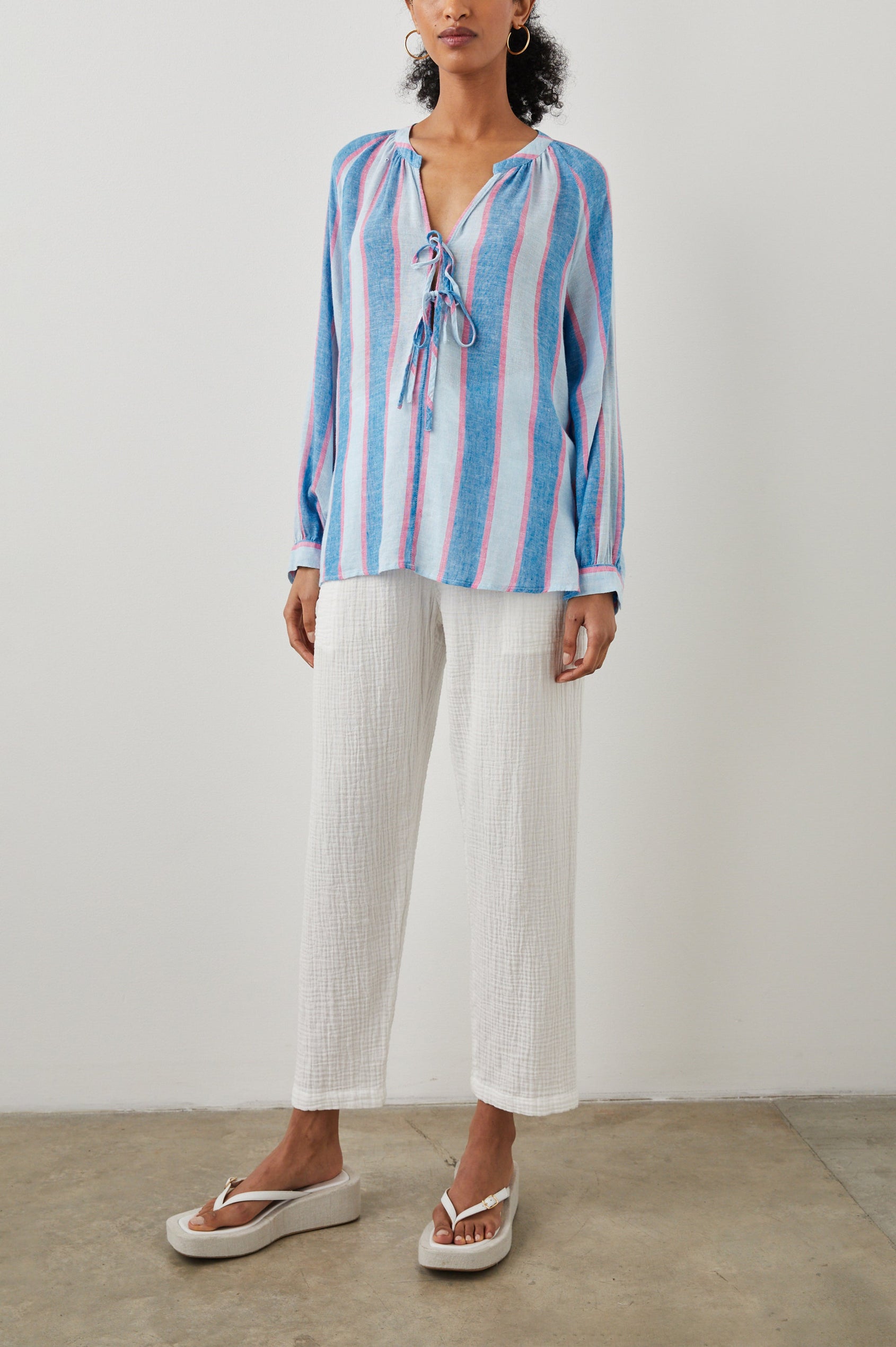 BRIELLE TOP - KONA STRIPE