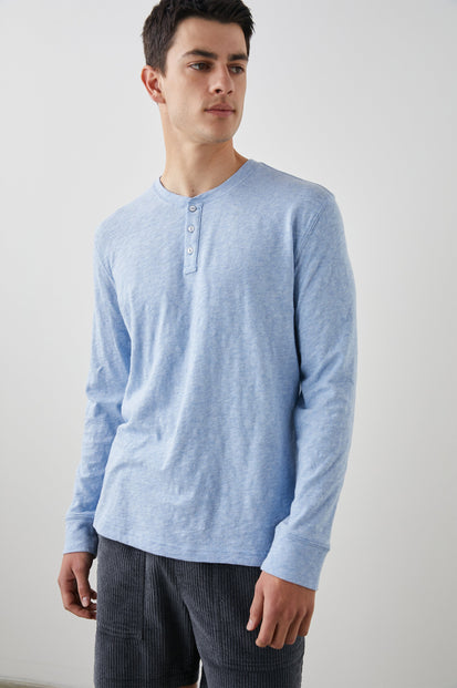 SKHI HENLEY MIRAGE HEATHER - FRONT