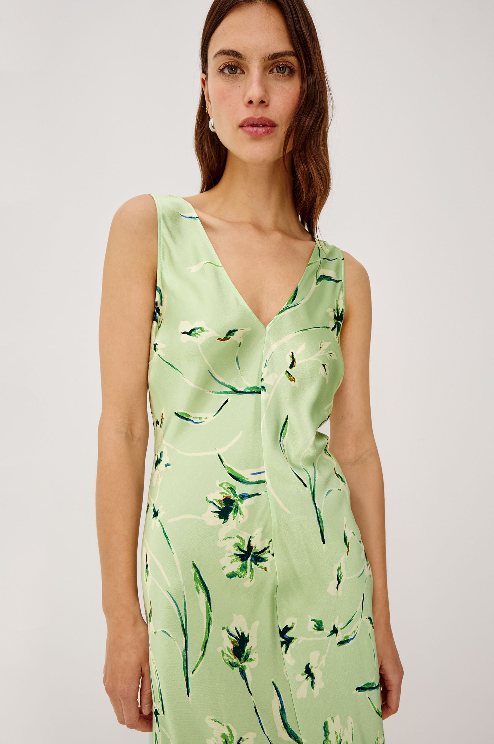 CAMELLIA DRESS - MINT LINNEA