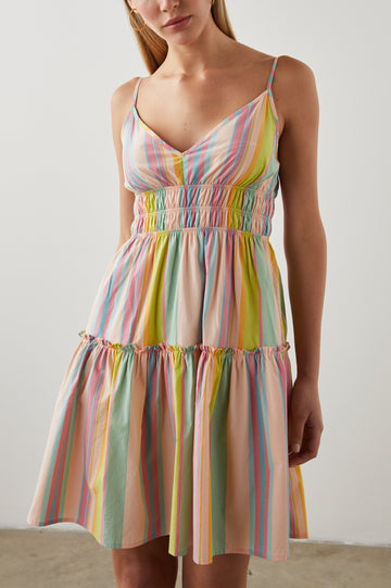 CARMEN GUAVA STRIPE - FRONT BODY