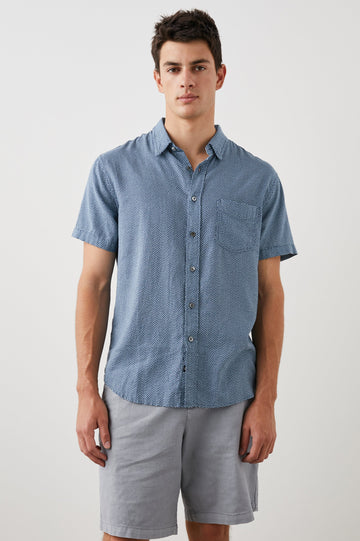 CARSON SHIRT EVENTIDE DEEP SEA - FRONT