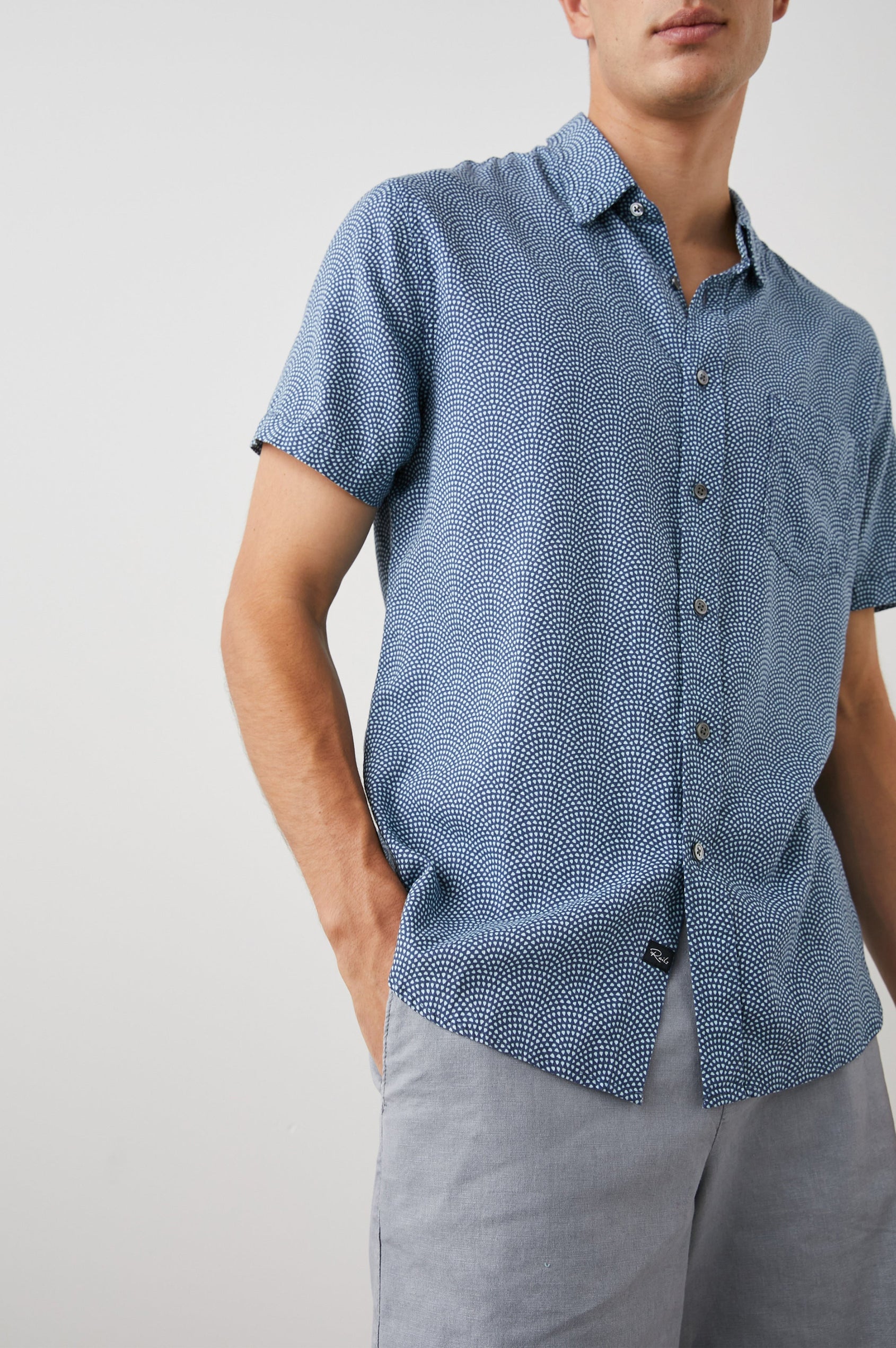 CARSON SHIRT EVENTIDE DEEP SEA - DETAIL