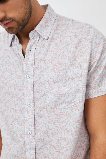 CARSON SHIRT - BLUE HELIX BLUSH - DETAIL