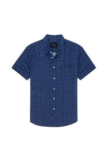 CARSON WINDY PALAMATE BUTTON DOWN SHORT SLEEVE SHIRT-FLAT