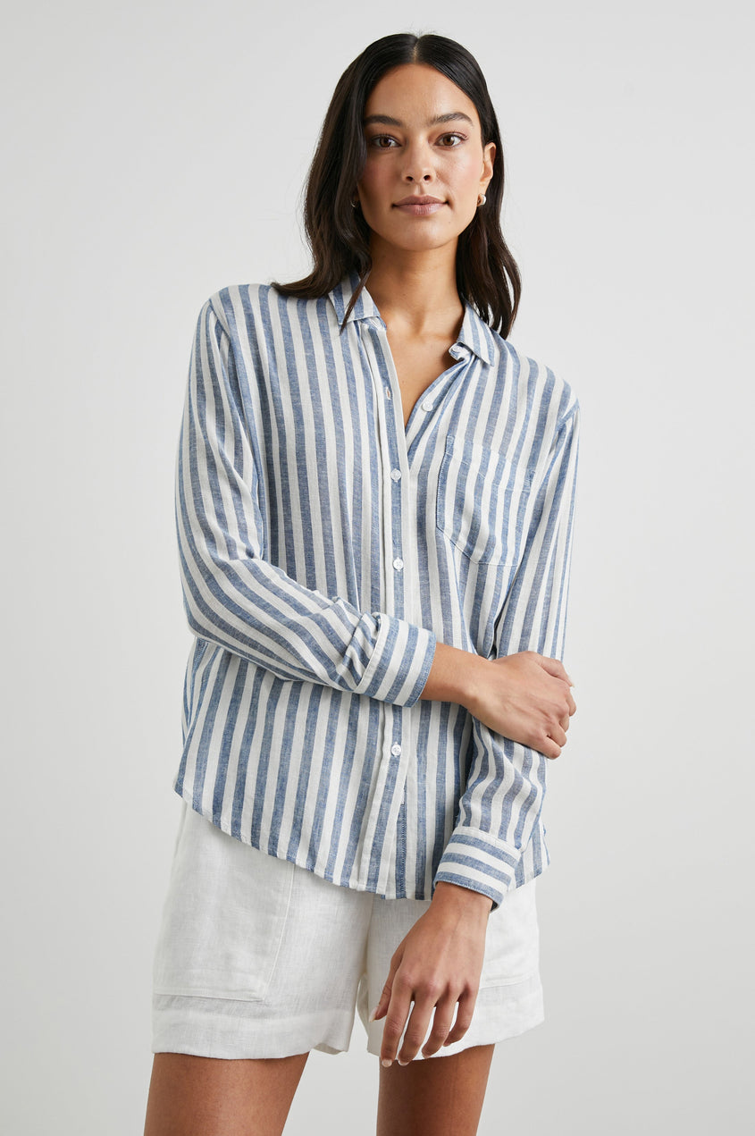 CHARLI SHIRT - ECHO STRIPE – Rails EU