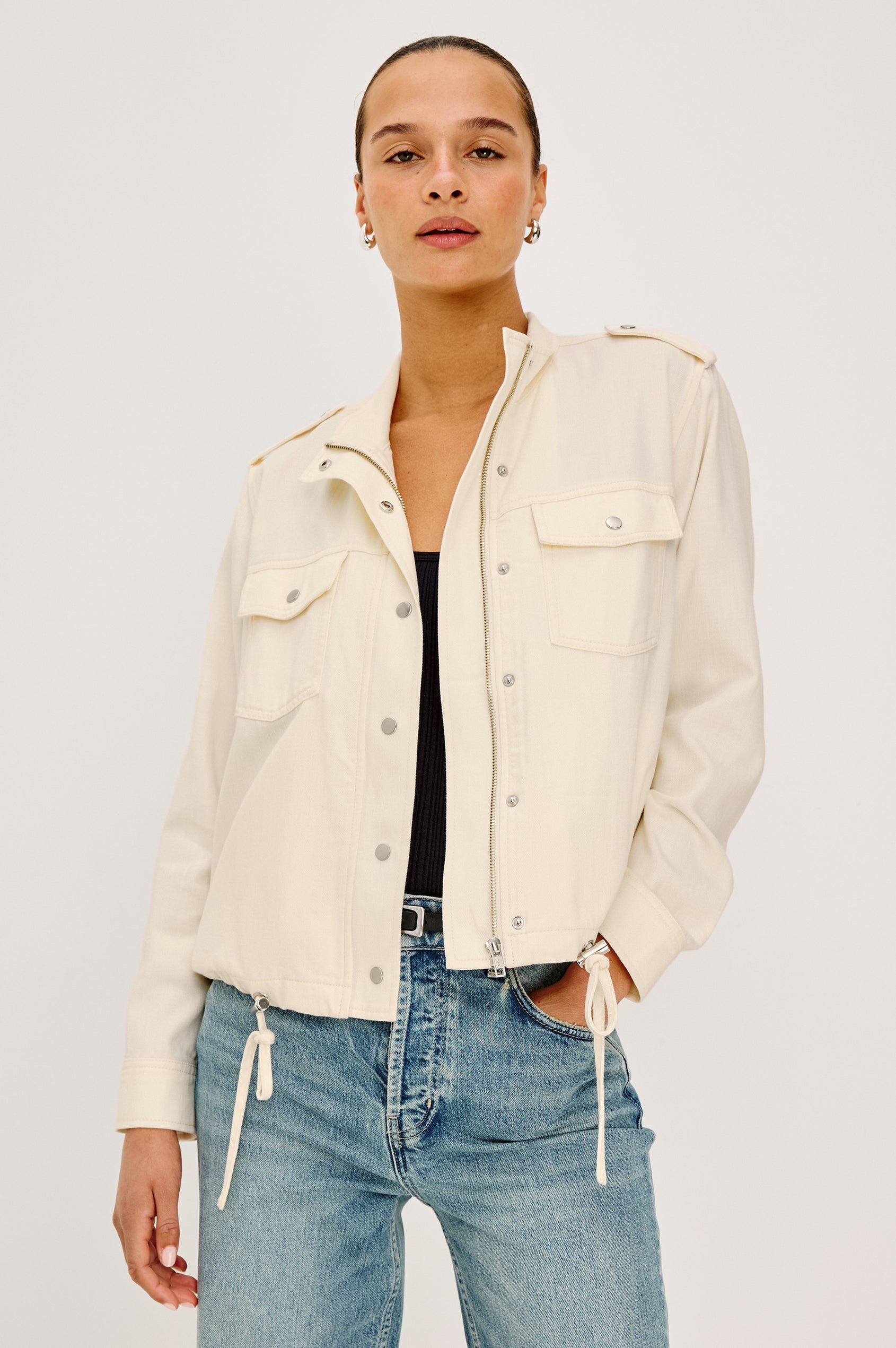COLLINS JACKET - IVORY