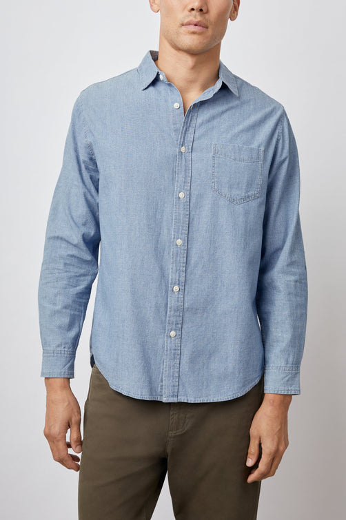 COLTON SHIRT MEDIUM VINTAGE WASH - FRONT BODY