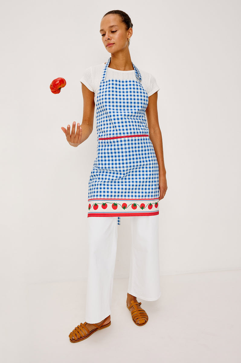 RAILS X GIADZY CUCINA APRON - GINGHAM TOMATOES – Rails EU