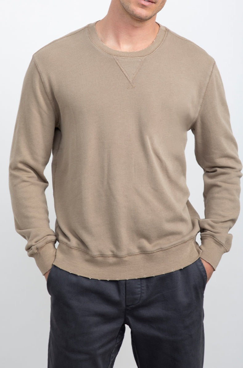 CURTIS TOAST SWEATER-FRONT MODELED