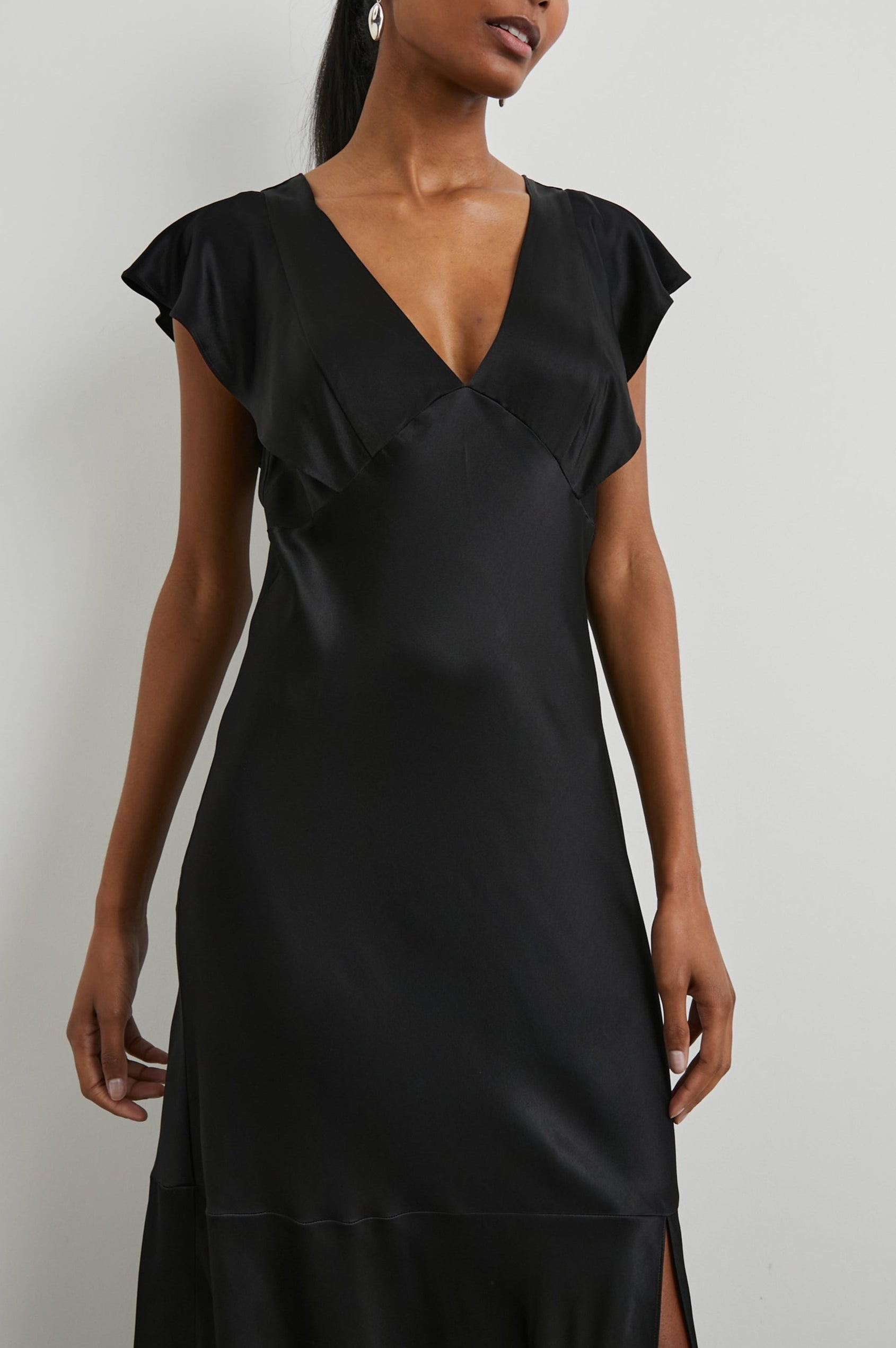 rails dina satin midi dress Rails Satin Dina Dress