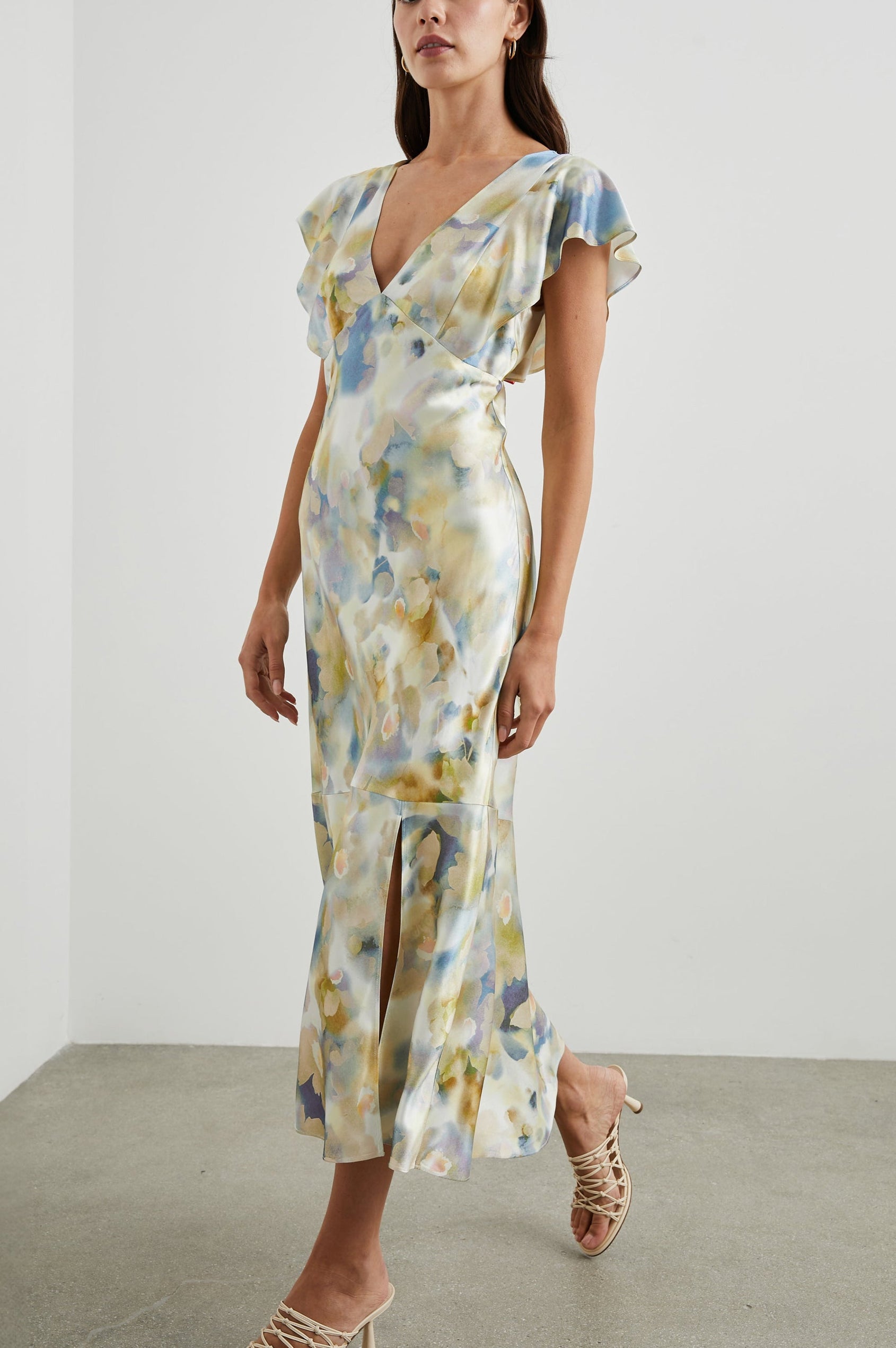 rails dina satin midi dress DINA DRESS