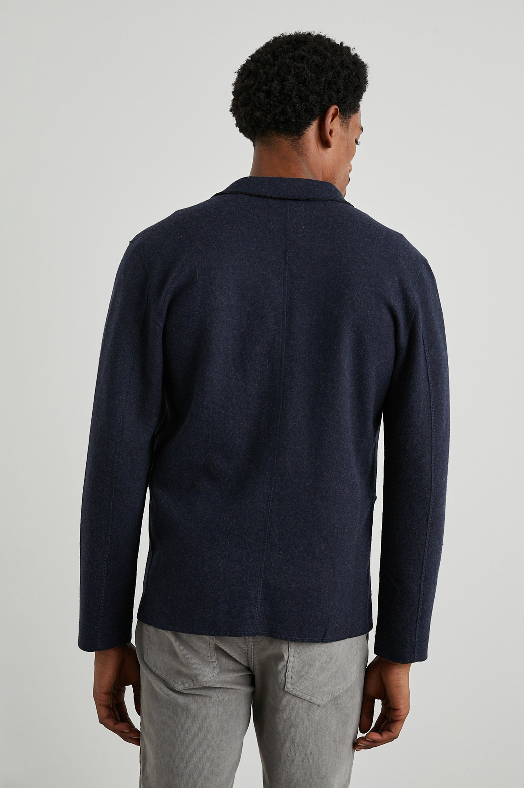 DWIGHT NAVY BLAZER - BACK