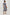 Eliana Midi Dress with Elbow Length Sleeves with Elasticated Ruffle Hem, V-Neck, 3-Button Front, Self Waist Tie and Tiered Skirt in Navy Vines Colorway. Back Full Body View Featured on Model.