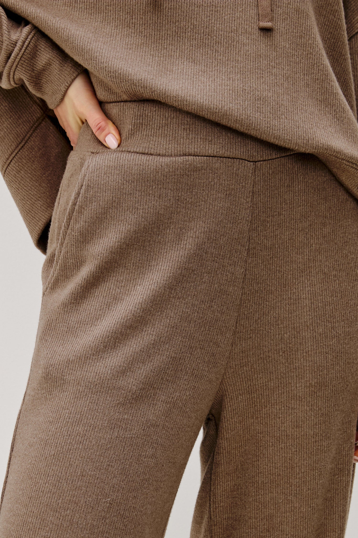 ELLERY SWEATPANT - HEATHER LATTE