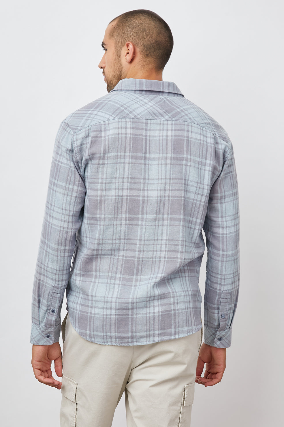 WYATT SHIRT - BLUE GREEN ALGAE - BACK