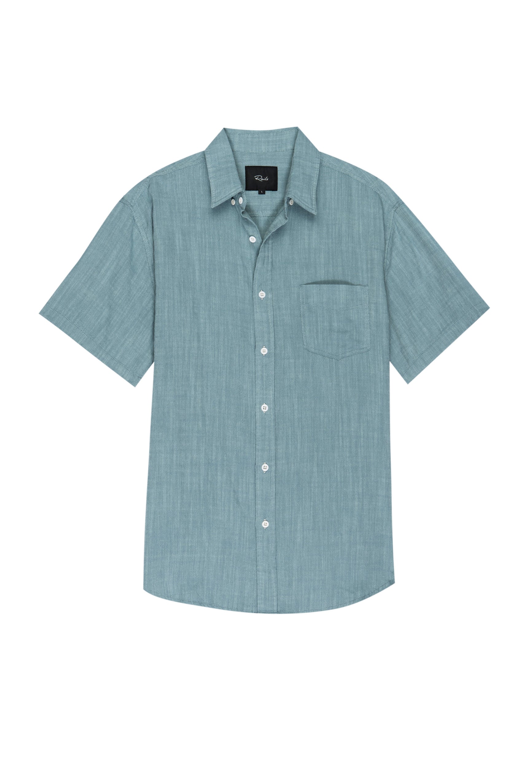 Fairfax Sea Green shirt - flat