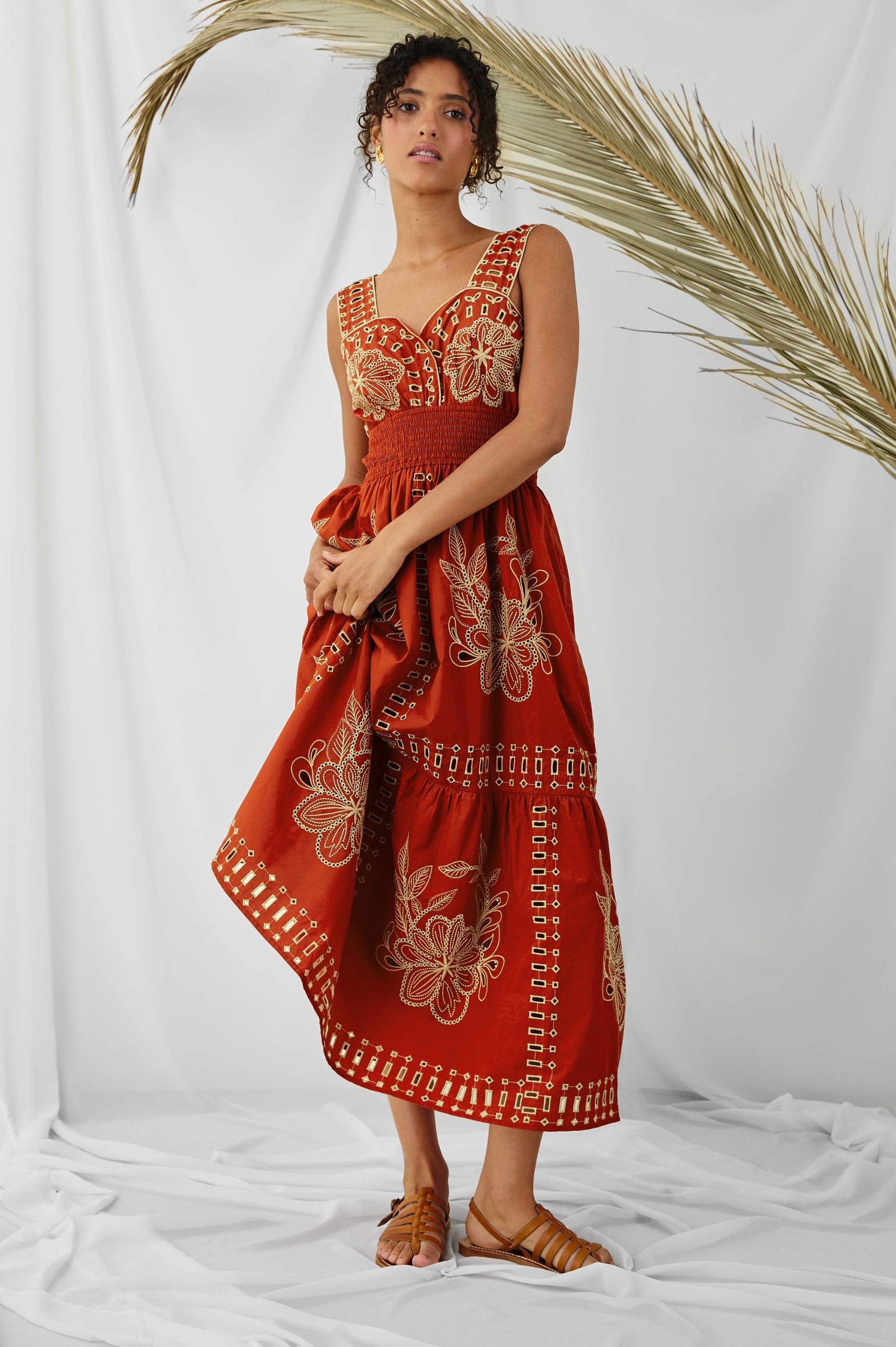 FAWN DRESS - TERRACOTTA Rails EU FAWN DRESS - TERRACOTTA Rails EU