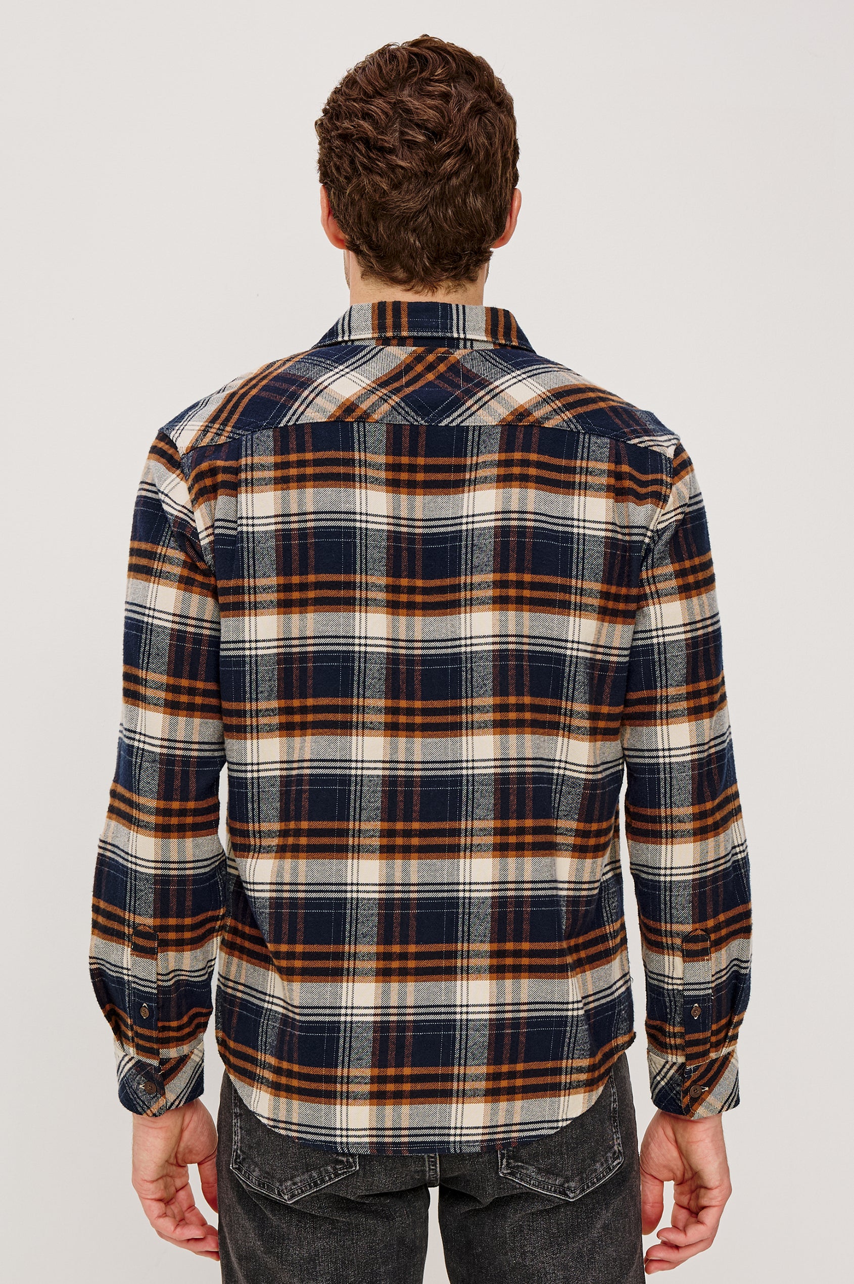 FORREST SHIRT - OAT UMBER STEEL