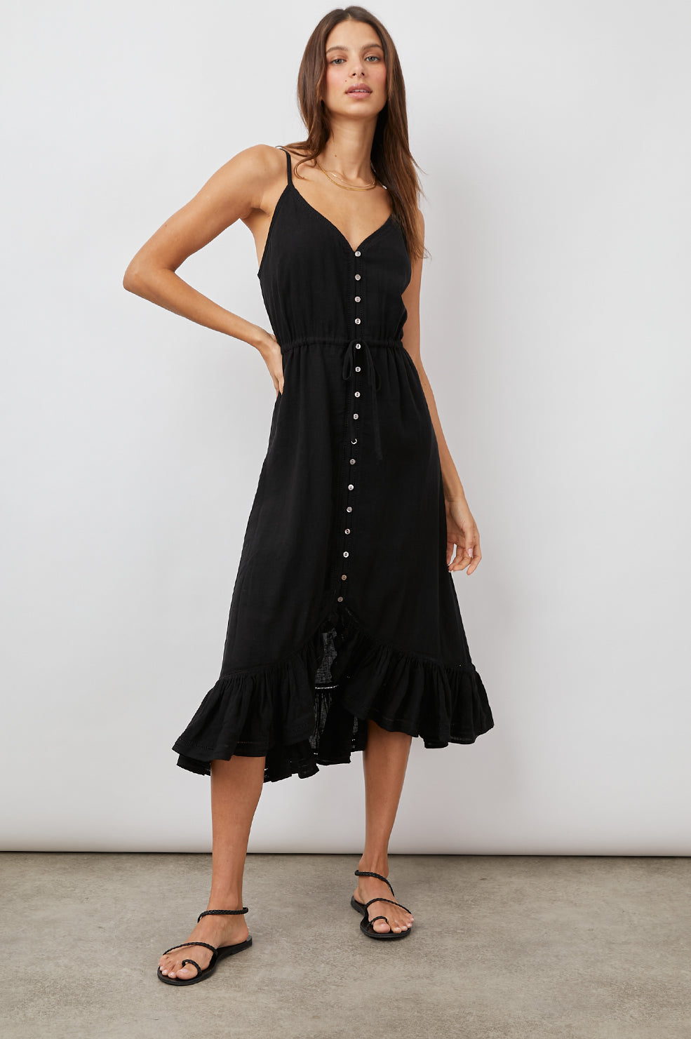 FRIDA DRESS - BLACK LACE DETAIL FRIDA DRESS - BLACK LACE DETAIL