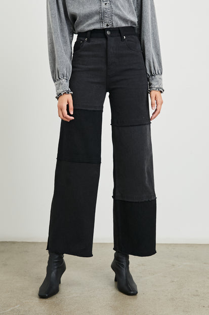 GETTY-CROP-BLACK-PATCHWORK - FRONT BODY