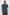 Gibson Button Front Shirt with Open Relaxed Collar, Short Sleeves, White Contrast Buttons, Contrast White Stitching at Collar and Hems and Embroidered White Palm Trees on Left Side in Navy White Palm Colorway. Back View Shown on Model.