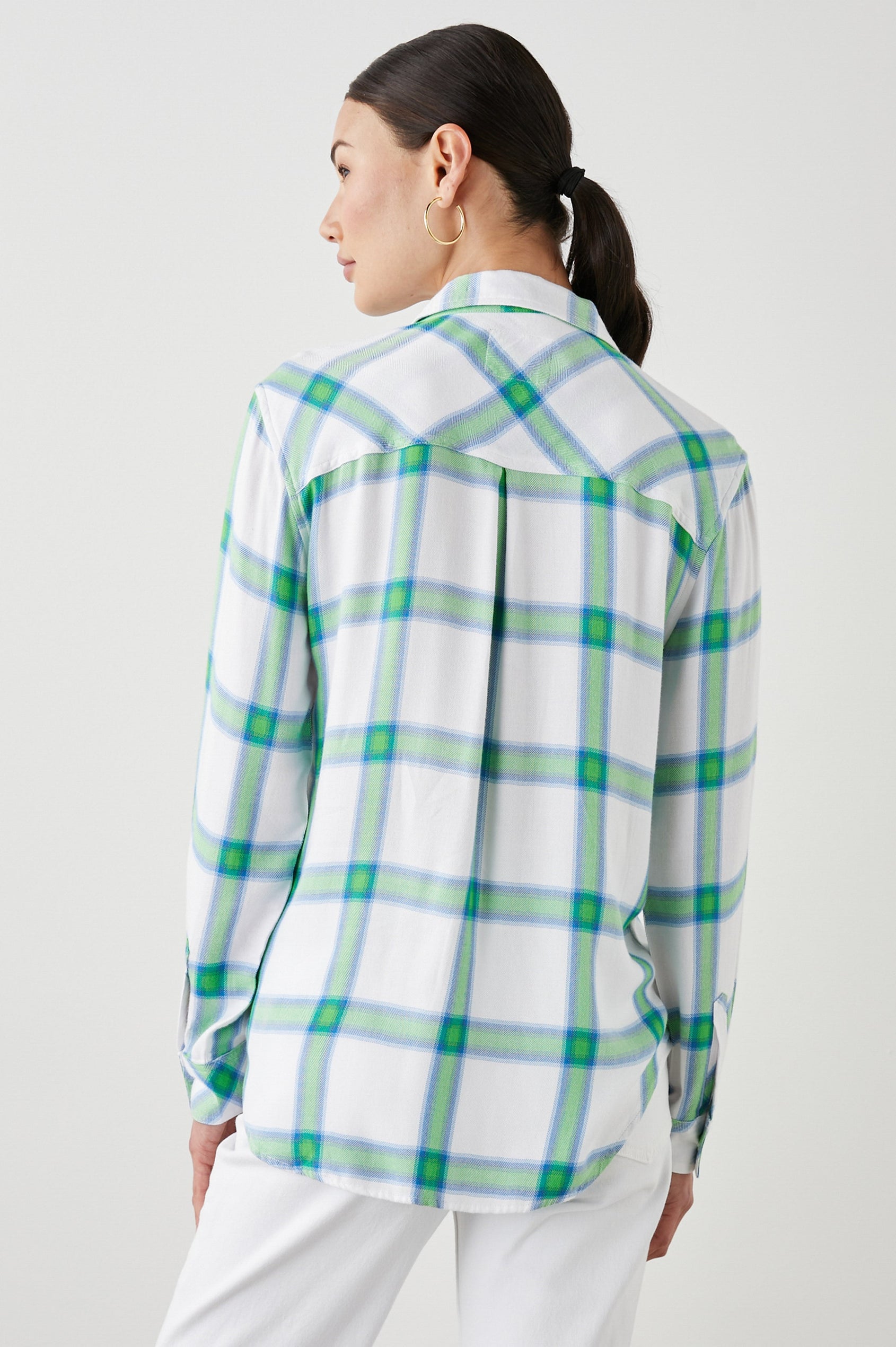 HUNTER SHIRT AZURE LIME - BACK